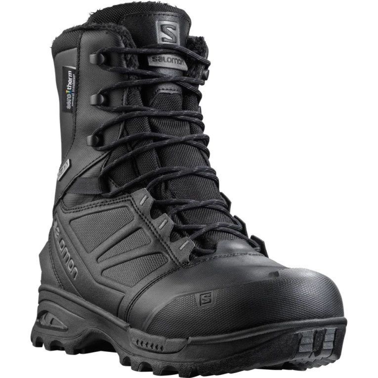 Black Salomon Toundra Forces CSWP Women's Tactical Boots | IE RL3906